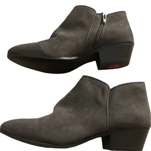 Style & Co Dark Gray Booties Sz 11